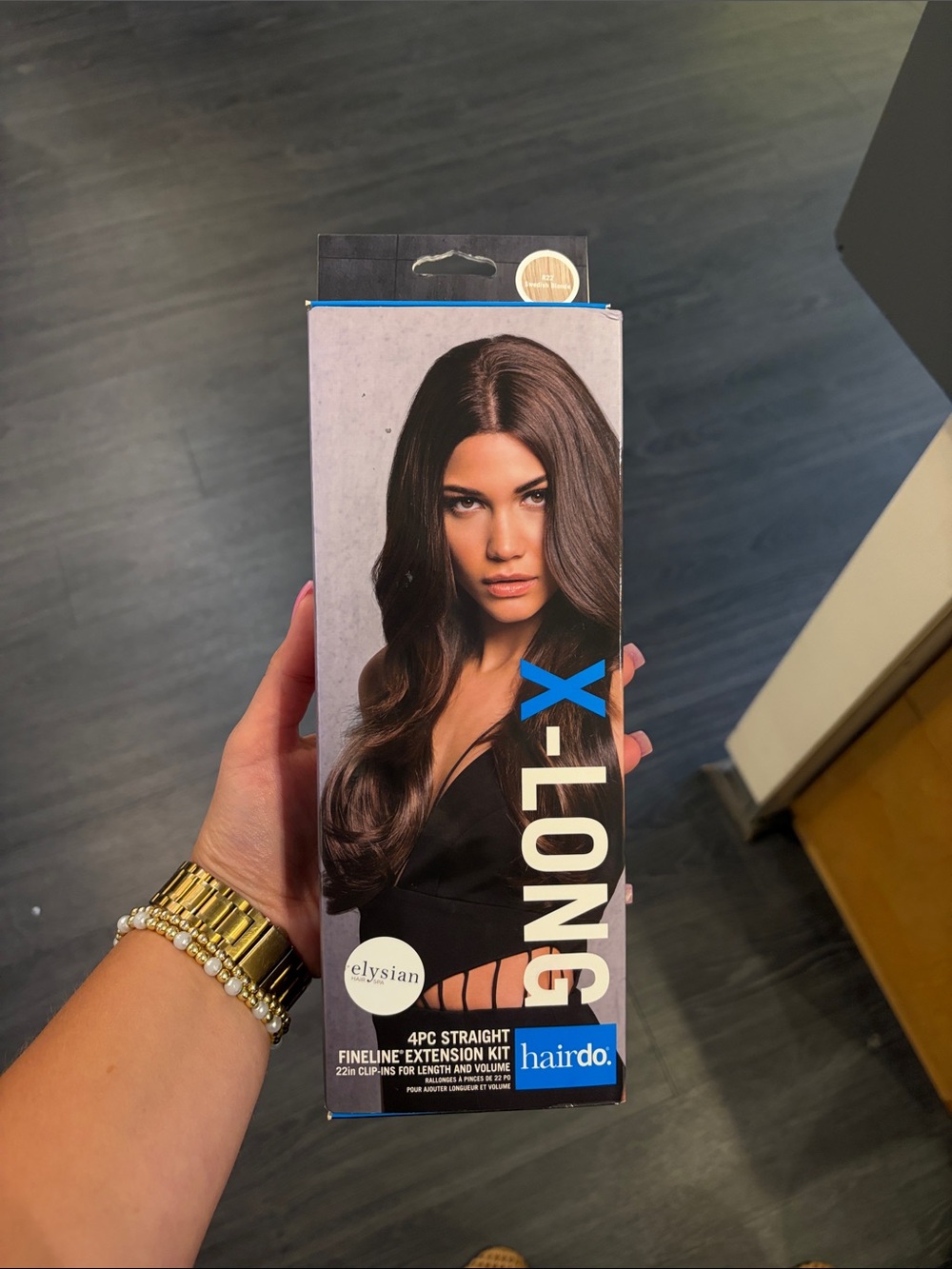 X-LONG 4pc Fineline Clip-In Hair Extensions - Swedish Blonde